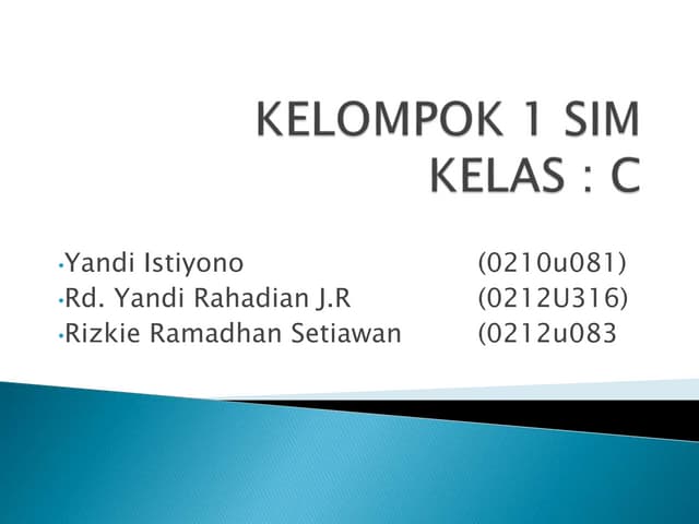 KELOMPOK 1