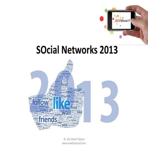 SOcial Networks to Watch in 2013