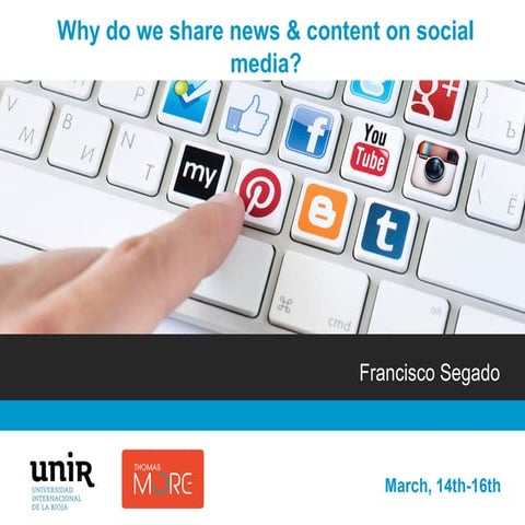 Why do we share news & content on Social Media