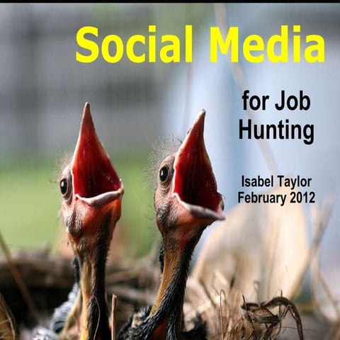 Social Media for Job Hunting