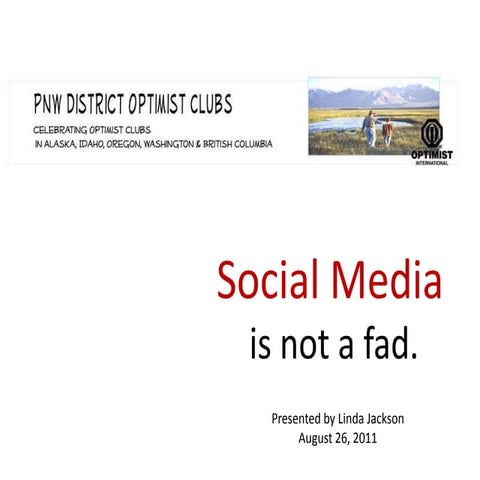 Social Media is not a fad