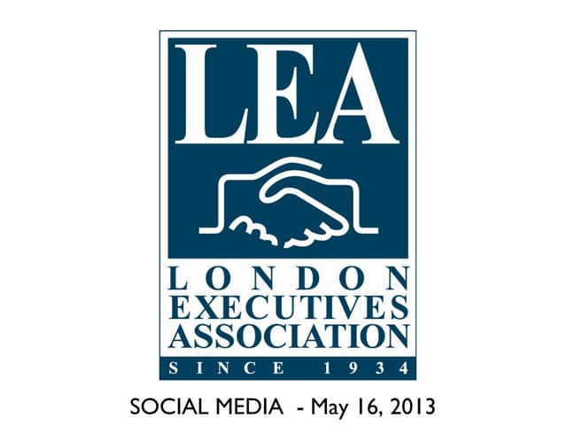 Social media panel presentation