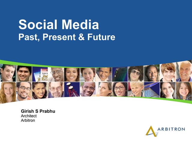 Social Media - Past Present Future
