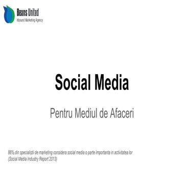 Social Media pentru Afaceri