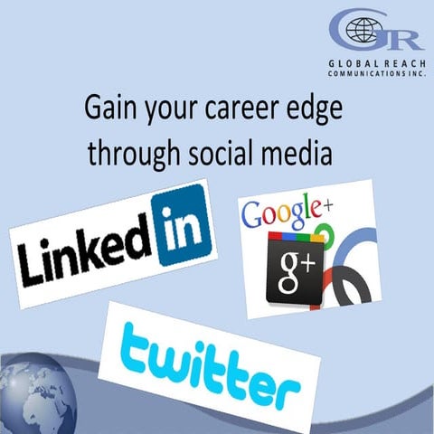 Gain your career edge through social media