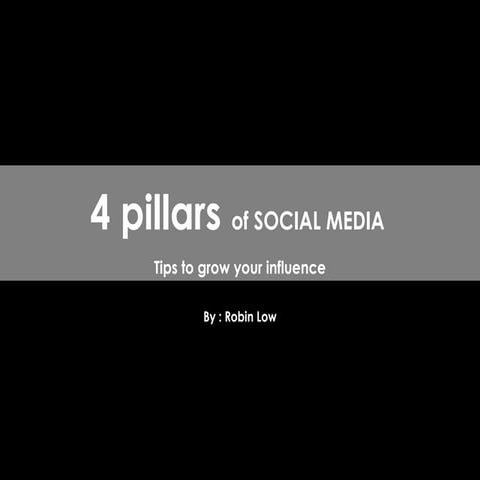 Pillars of Social Media