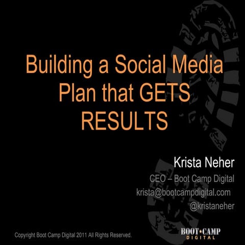 Building a Social Media Plan that Gets Results