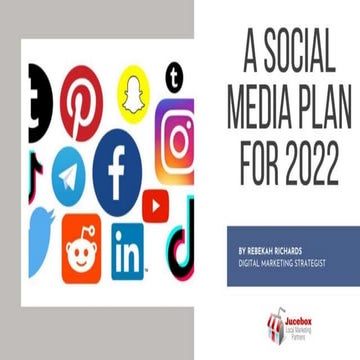 A Social Media Plan for 2022