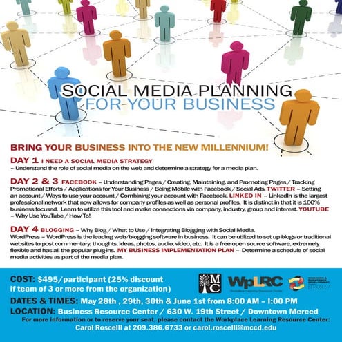 Social Media Planning Flyer May