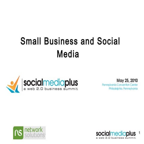 Small Business and Social Media