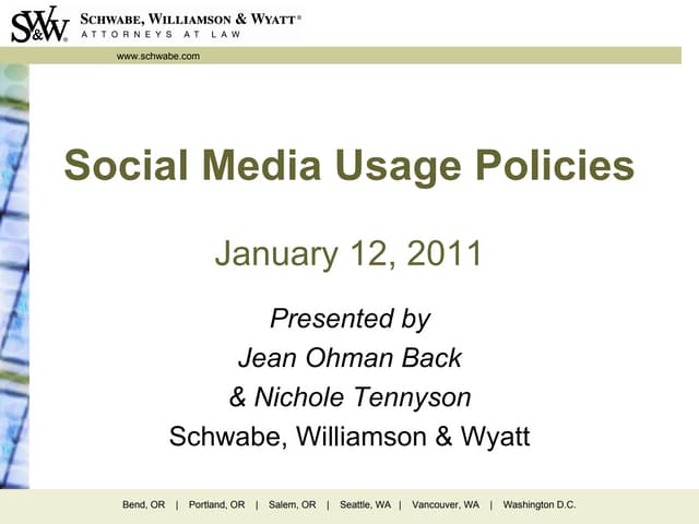 Social Media Policy For Your Small Business