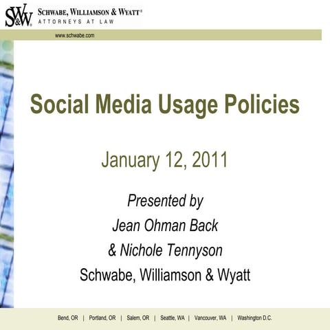 Social Media Employee Policies