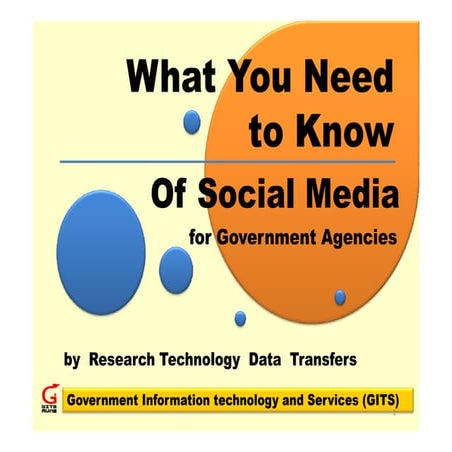 What You Need to Know of Social Media for Government Agencies