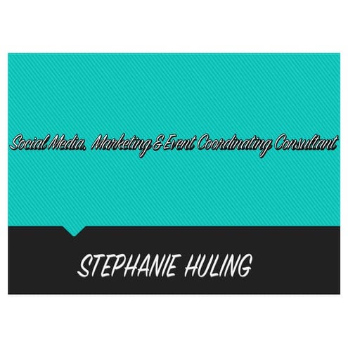 Stephanie Huling Craig presentations
