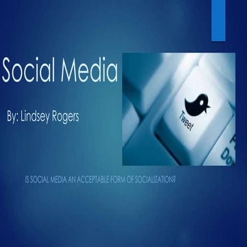 Social media powerpoint