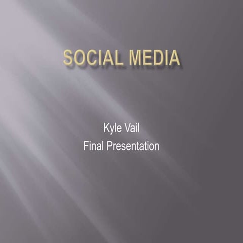 Social media powerpoint