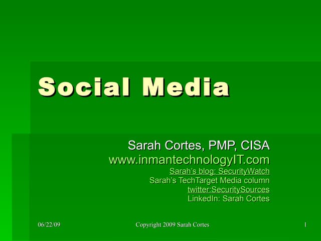 Social Media