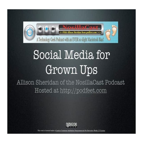 Social Media Presentation 2009 04