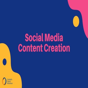 Social media content creation