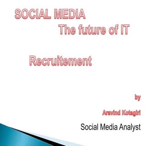 Social media presentation from aravind