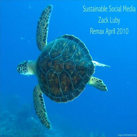 Sustainable Social Media For Real Estate