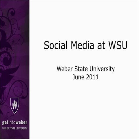 Social Media Presentation Wsu