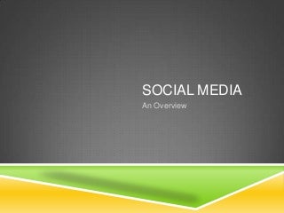 Social Media Presention to the Georgai Psychological Association