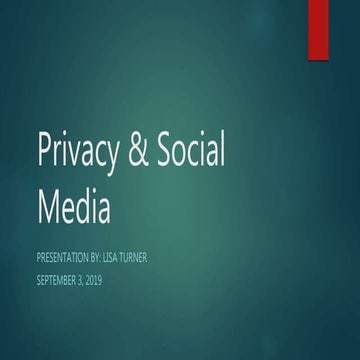 Social Media Privacy