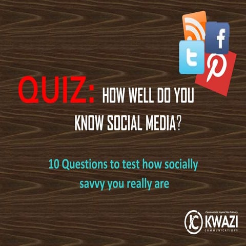 Social Media Quiz