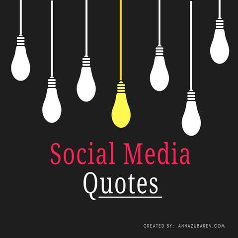 Social Media Quotes To Inspire You. 