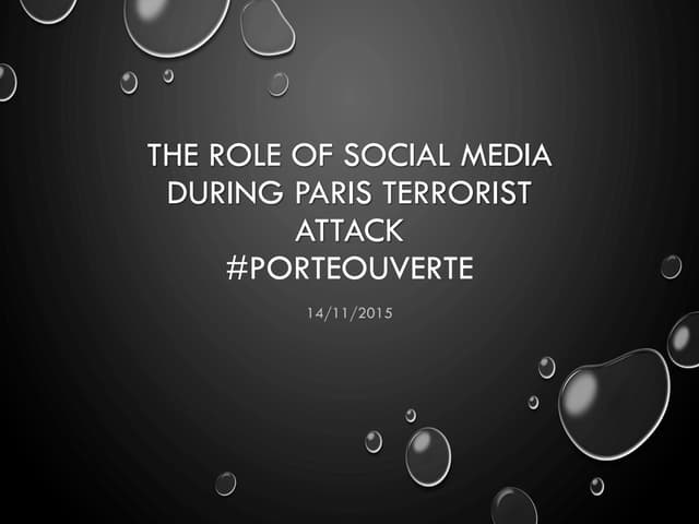 The Role of Social Media during Par...