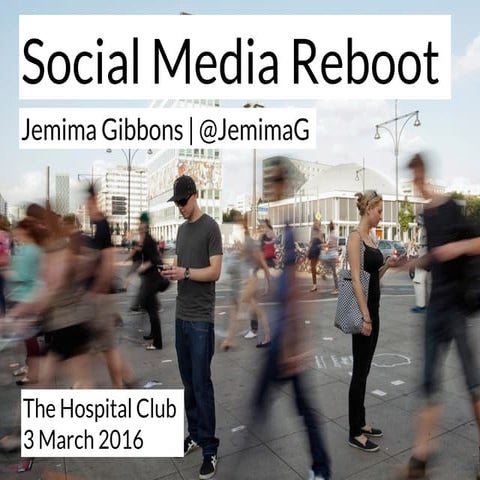 Social Media Reboot