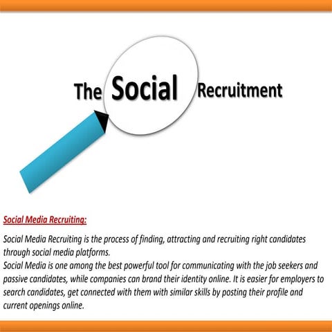 Social recruiting