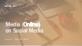 Social Media Report - Media (Online) Aug - Sept 2016