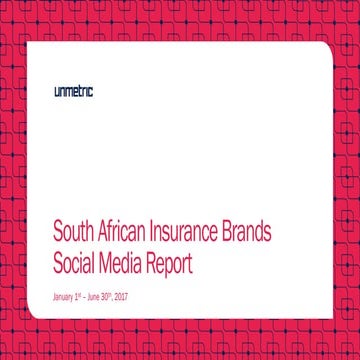 Social Media Report - South African Insurance Brands January 1st - June 30th ...
