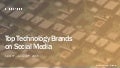 Social media report - Technology Brands (India) Q2 2016