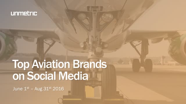 Social Media Report - Top Aviation ...