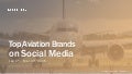 Social Media Report - Aviation Q1 2016