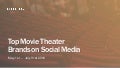  Top Movie Theater Brands on Social Media