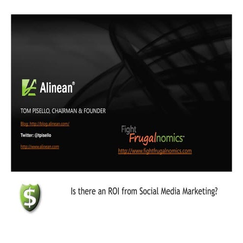 Introducing the Alinean Social Media ROI Calculator