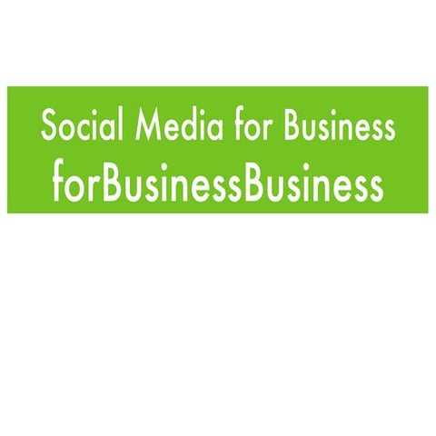 Social media seminar