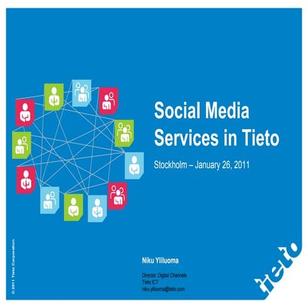 Social media services in Tieto