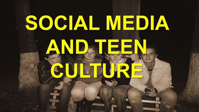 Social Media & Teens