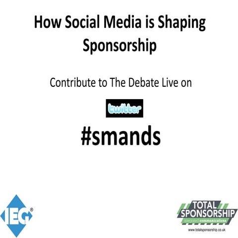 Social media sponsorship