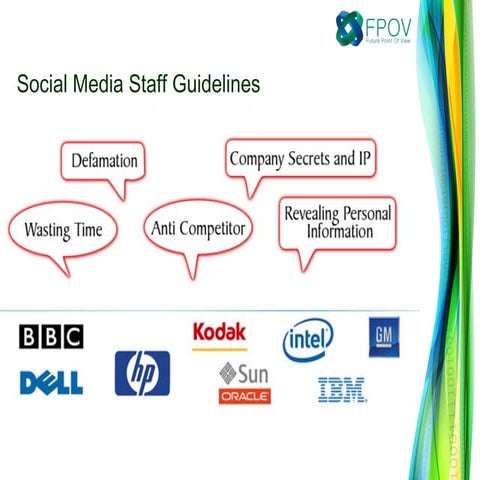 Social Media Staff Guidelines