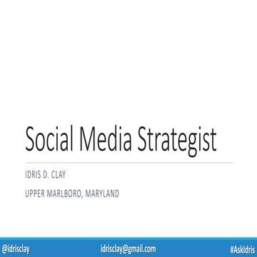 Social media strategist