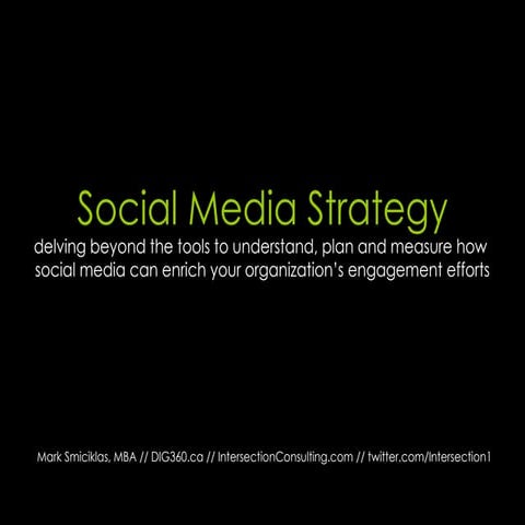 Social Media Strategy