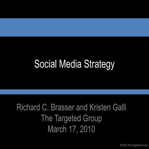 Social Media Strategy