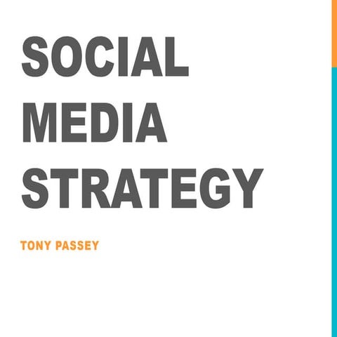 Social Media Strategy - Facebook