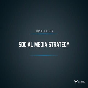 Social media strategy course material